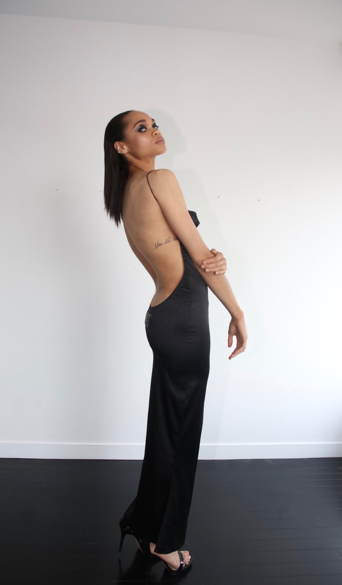 ADMIRAL MONT" rhinestone backless dress Mont Boudoir ADMIRAL MONT" rhinestone backless dress Mont Boudoir